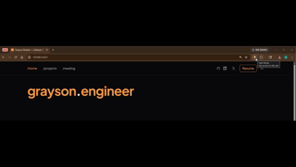 Grayson Ricketts — Software Engineer